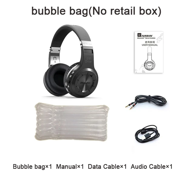 Headphones Bluedio Hurricane H+ Plus Bluetooth 4.1 Wireless Headphone