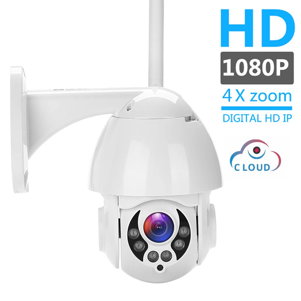 

IP Camera WiFi 2MP 1080P Wireless PTZ Speed Dome CCTV IR Onvif Camera Outdoor IP66 Security Surveillance ipCam Camara exterior