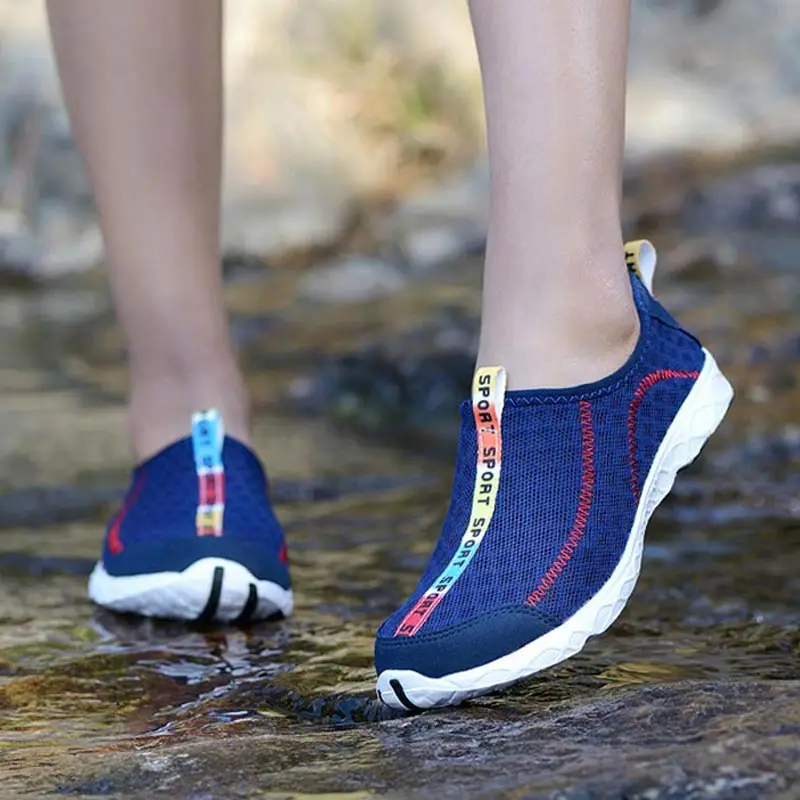 Big Size Summer Sport Shoes Woman Sneakers for Running Shoe Sports Men Blue Chaussures Femme Athletic Fitness Krasovki Gym B-231