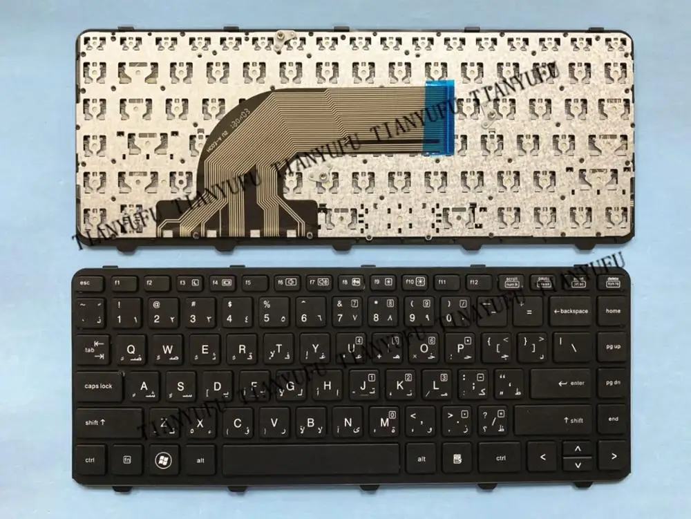 Новая клавиатура AR для ноутбука HP ProBook 640 440 445 G1 G2 645 430 тестированная Арабская