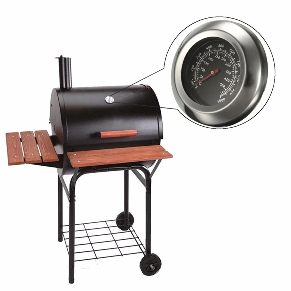 

High quality 50~500 Degree BBQ Smoker Grill Thermometer Roast Barbecue Temp Gauge