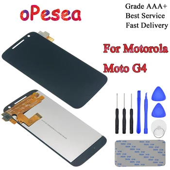 

oPesea 5.5'' For Motorola Moto G4 XT1625 XT1621 XT1624 LCD Display Panel Touch Screen Digitizer Assembly