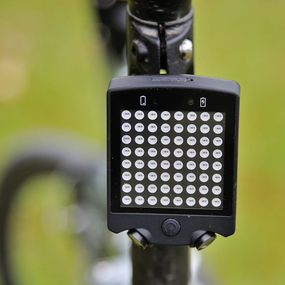 Clearance Bicycle Light Turn Signal Light for Cycling Mountain Bike Waterproof Rear Light Turn LED Warning Lamp  LED Warning Light #2 10