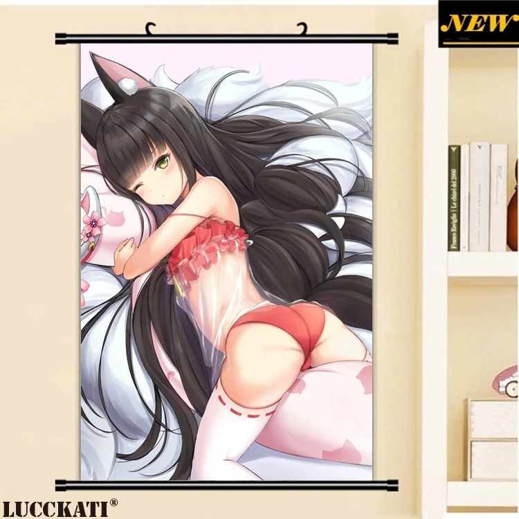 23animal_ears ass azur_lane karumayu lingerie nagato_(azur_lane) pantsu see_through thighhighs_