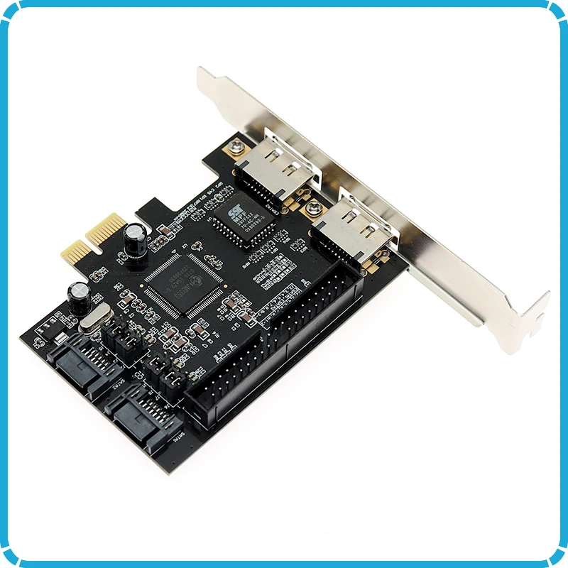 Комбинированная карта SATA 2 0 + IDE eSATA PCI e express raid контроллер 1 порт порта адаптер