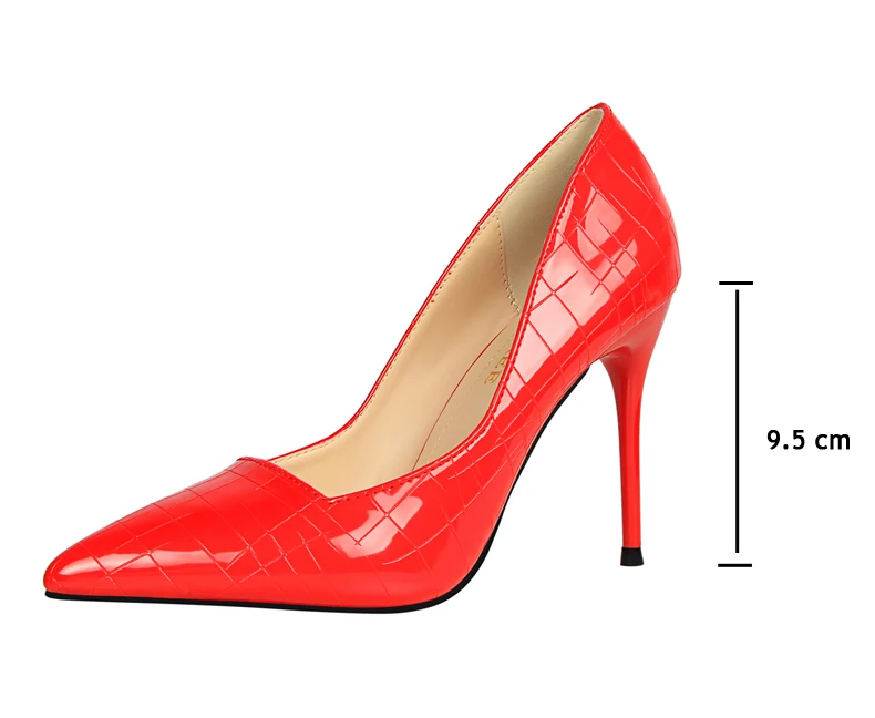 Women's Pumps Shoes' Shallow Slip-On Mules Shoes Women High Heels Party Women Pump High Heels Shoes Fashion Office Lady Shoe New (4)