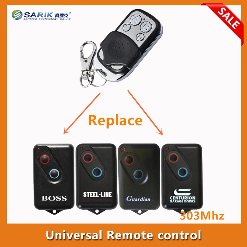 2PCS/Lots BOSS Garage Door Rolling Code Remote Control Replacement