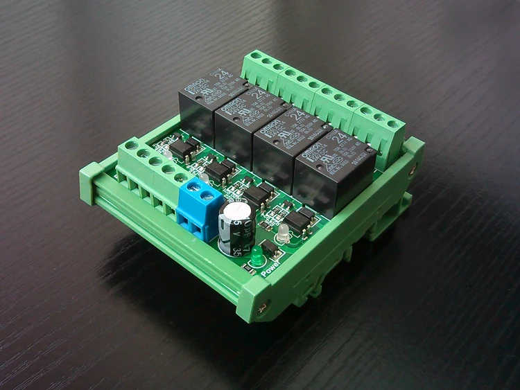 4 channel photoelectric isolation relay module control board drive for PNP/NPN PLC 3.3V 5V 12V 24V 220V 10A Load SPST | Компьютеры и