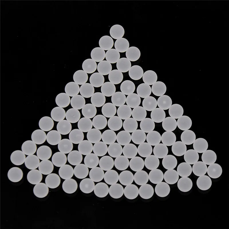 

100pcs Polypropylene Solid Plastic Balls PP Ball Valves and Bearings DIY Valve Balls For Cosmetic Bottle