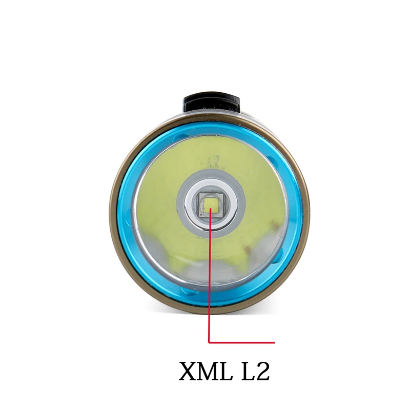 15000лм светильник для дайвинга 100 м L2 Водонепроницаемый подводный светодиодный светильник-вспышка для дайвинга кемпинга фонарь со плавным затемнением