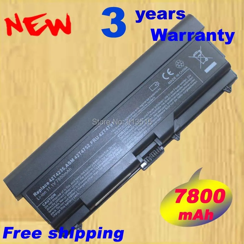 

6600mAh 9 Cells Laptop battery for Lenovo ThinkPad E40 L512 T410 E50 E420 L520 E425 SL410 T420 E520 T510 E525 bateria