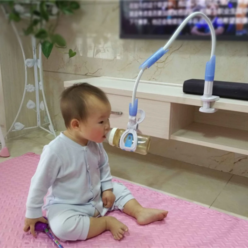 

85/95/105cm Lentgh baby fleshouder Baby Bottle Drying Rack Free Hands Feeding Baby Bottle Handle