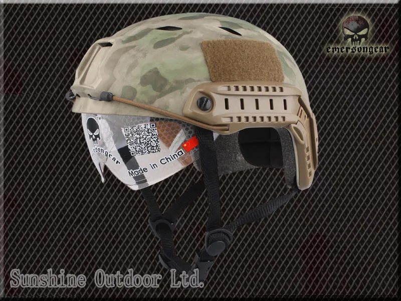Emerson gear FAST Helmet With Protective Goggle BJ Type Helmet tactical
