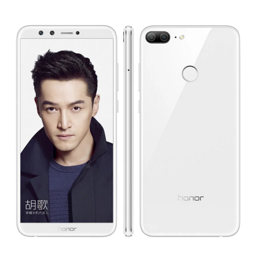 5,65 дюймов Honor 9, 4 Гб ОЗУ, 64 Гб ПЗУ, Android 8,0, 4G, LTE, смартфон, 13 МП+ 2 МП, четыре ядра, отпечаток пальца, аккумулятор 3000 мАч, мобильный телефон