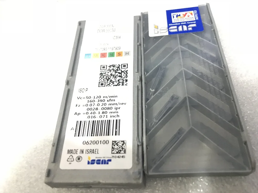 

10 PCS Iscar DGR3303J IC354 carbide insert, cnc Grooving Turning Tool