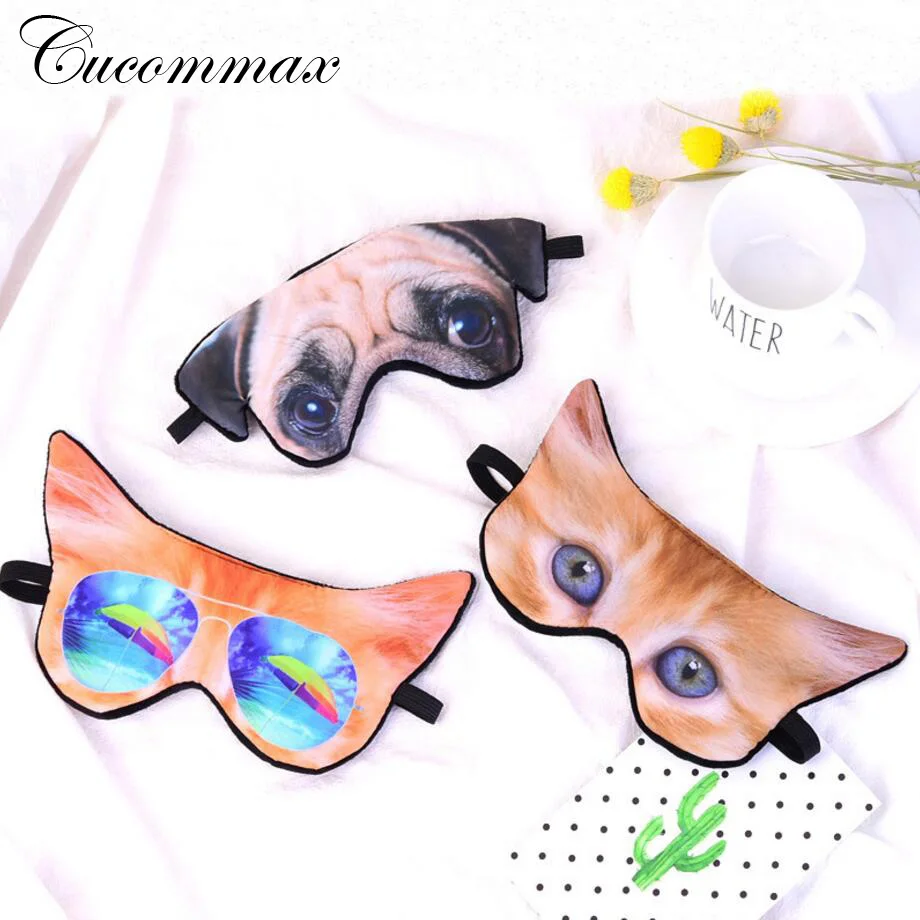 1 шт. маска для глаз с 3D-принтом Cucommax | Красота и здоровье