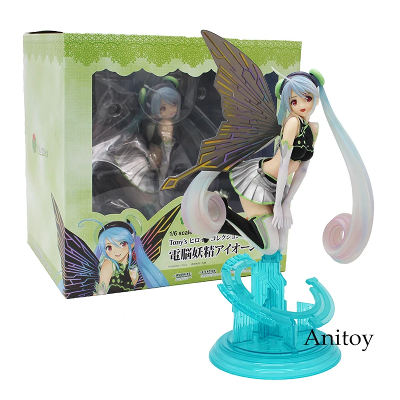 

Anime Tony's Heroine Kotobukiya Collection Computer butterfly Fairy PVC Figure Collectible Model Toy 18cm