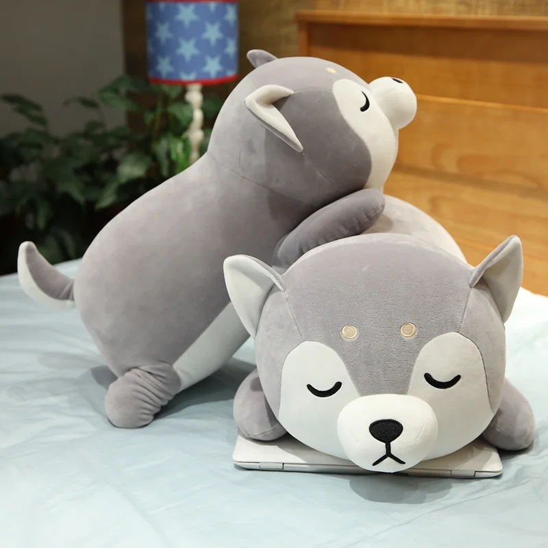 1 шт. Новинка 35 75 см Kawaii husky dog плюшевая игрушка мягкая детская с животными