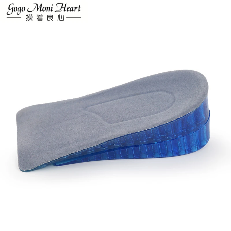 

Height Increasing Shoes Insoles 4.5cm Silicone Half Insole Shoe Pad Footcare tenis feminino esportivo