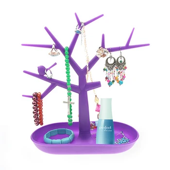 

Display Jewelry Organizer Show Rack Jewelry Necklace Ring Earring Tree Stand Necklace Organizer Jewelry Tree Earings Holder