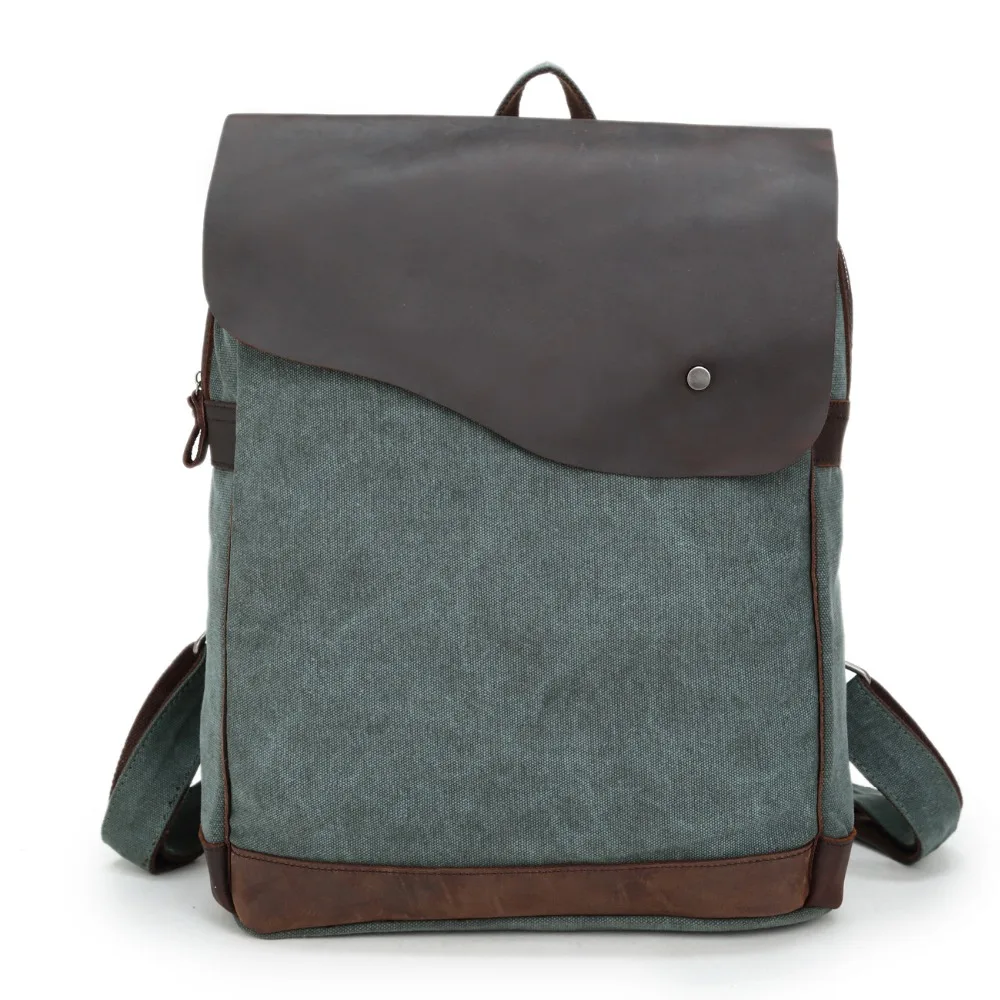 Retro Canvas Backpacks Europe Design Style Canvas Computer PC Laptop Bag