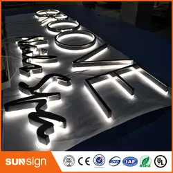 3d декоративный светодиодный металлический знак в виде буквы