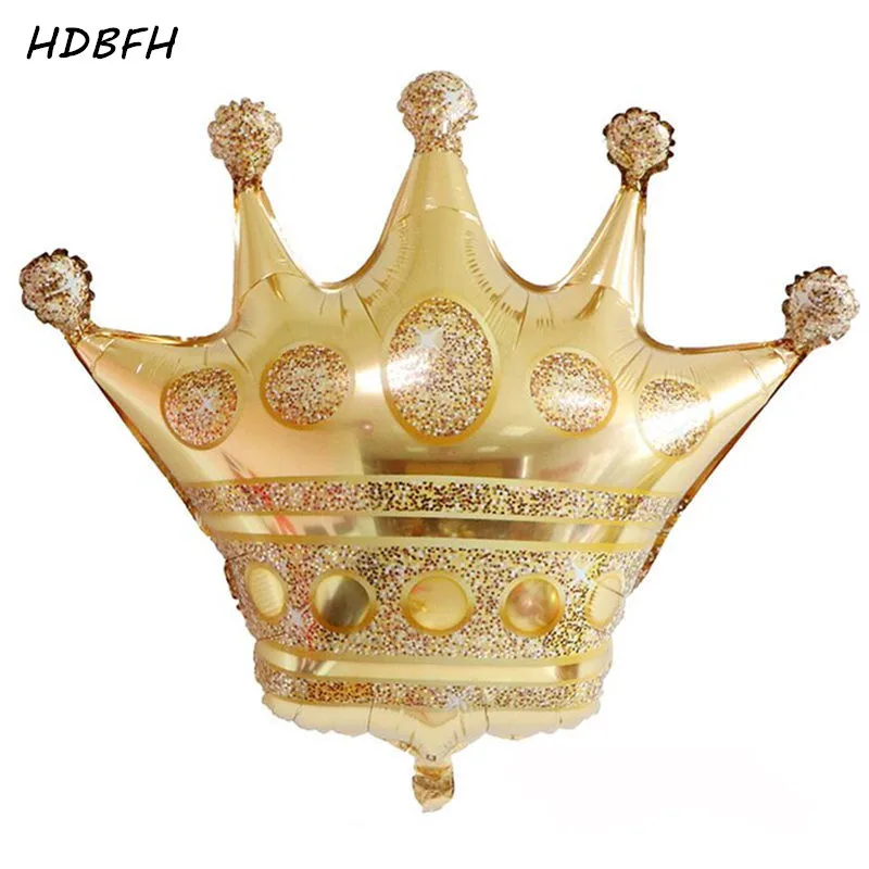 

HDBFH New Crown Series Aluminum Balloons Holiday Party Birthday Decoration Balloons High Quality