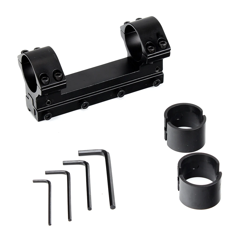 ohhunt Hunting 25.4mm 30mm High Profile 11mm Dovetail Airgun Rings with Stop Pin Windage Elevation Adjustable Scope Mount Ring (8)