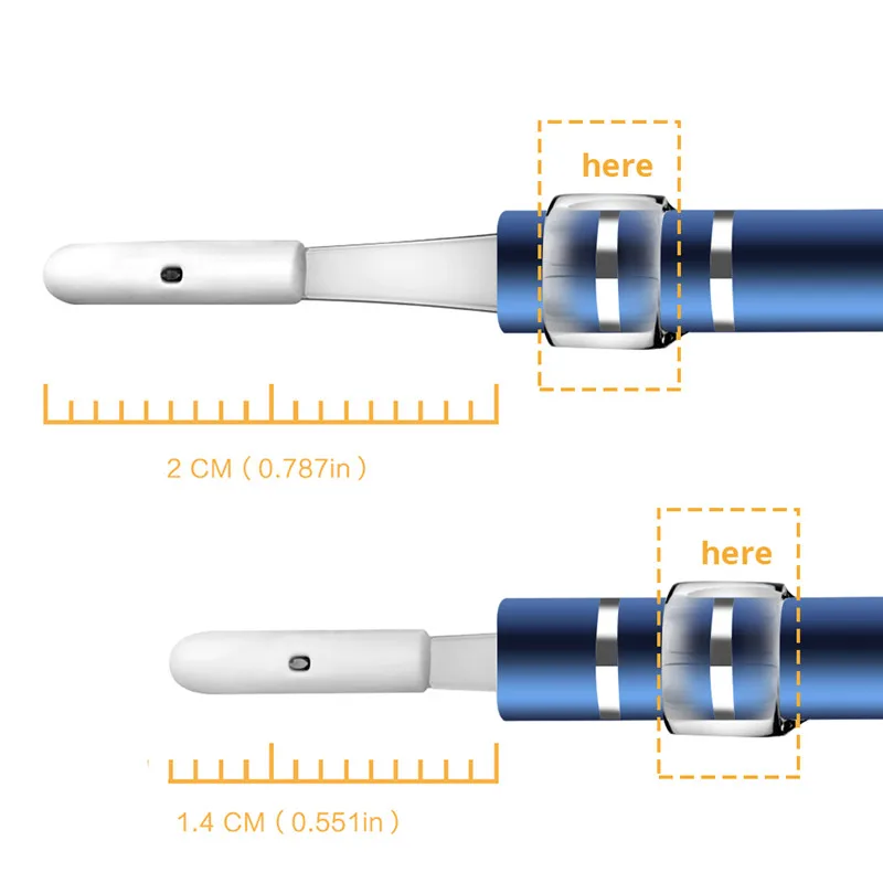 3 в 1 USB OTG визуальная очистка ушей эндоскоп ложка функциональный диагностический инструмент очиститель ушей Android 720P камера Ушная палочка камера