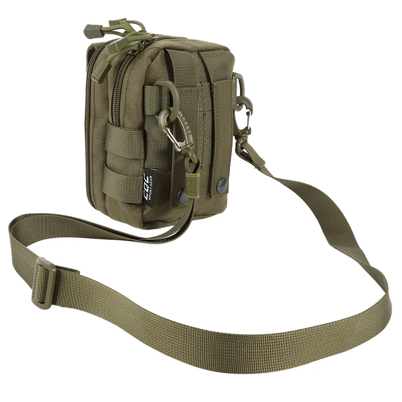 Outdoor Sports Molle Bag Military Nylon Travel Waist Bag Sling Shoulder Bag