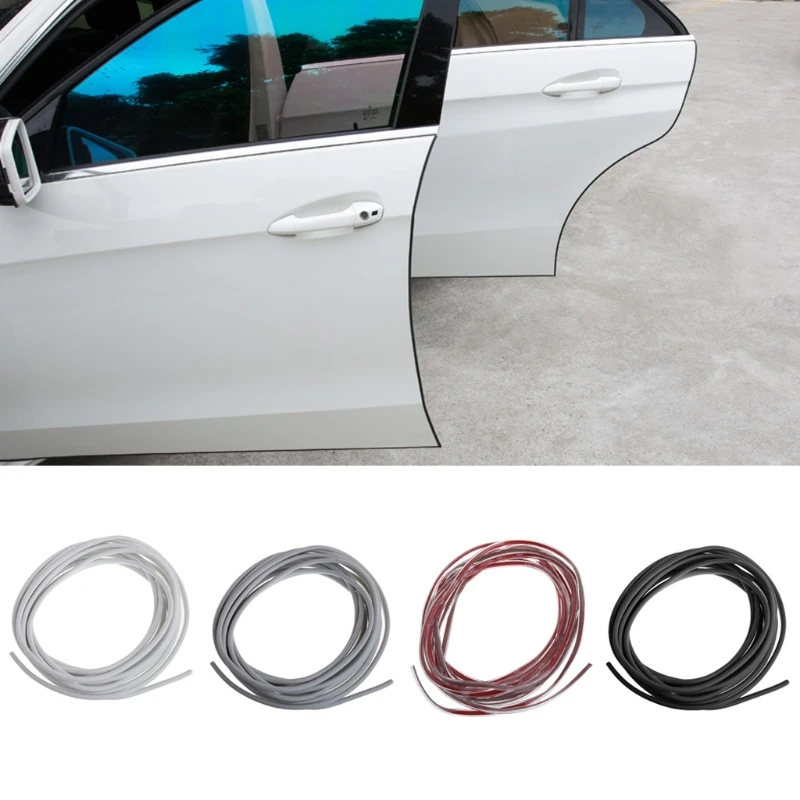 Car Anti Collision Side Door Edge Guard Rubber Bumper Protection