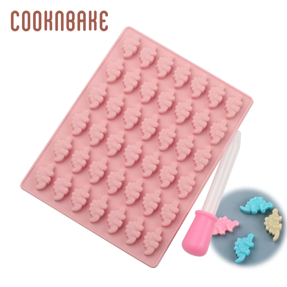 COOKNBAKE bear gummy mold silicone mold for candy chocolate heart sugar form cake decoration tool mini donut with dropper - Color: CDY-366