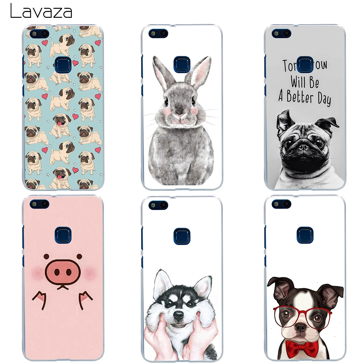 Lavaza Drake Rihanna Lil Peep Cartoon Animal Dog Pig Rabbit Case for Huawei Mate 10 P8 P9 P10 Lite Pro Mini 2017
