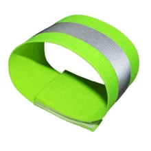 Спорт на открытом воздухе велосипед для ночного катания, бега велосипед безопасности отражательная полоса на руку ремень светоотражающий материал ремень