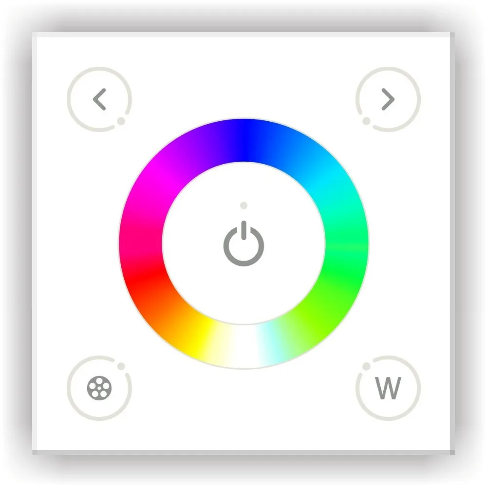 

10pcs/lot D series Wall-Mount led Touch Panel LED Controller 3528 5050 RGB Strip Light DC 12V-24V