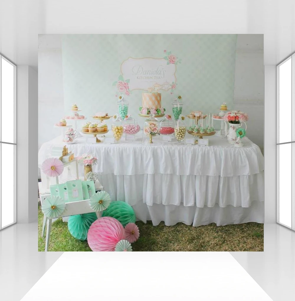 baby shower wall backdrop