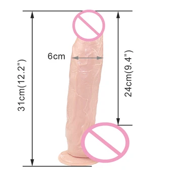 Sex Toys for Woman 12 Inch Giant Dildo Vibrator Super Big Dildo Huge Realistic Artificial Rubber Penis Vibrador Sex Products 2