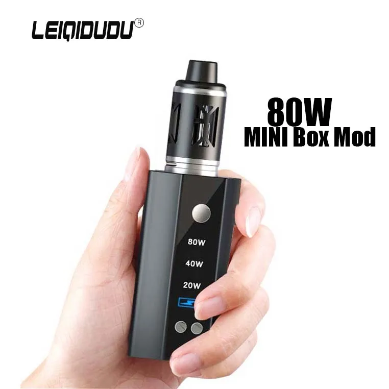 

Electronic Cigarette Kit 80W Adjustable Vape Mod Box Pen E-cigarettes Gift Box 2200mah VS Justfog q16