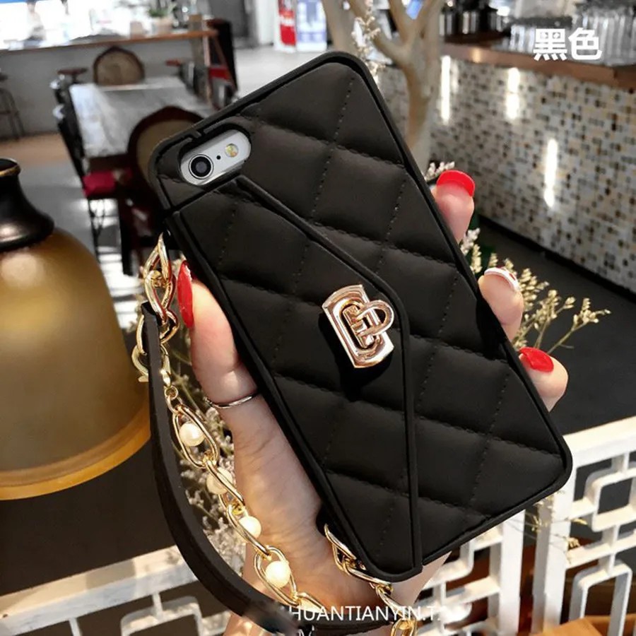 Чехол для iPhone 11 pro XS MAX XR x 7 8 Plus Роскошный кошелек Женская сумочка силиконовый