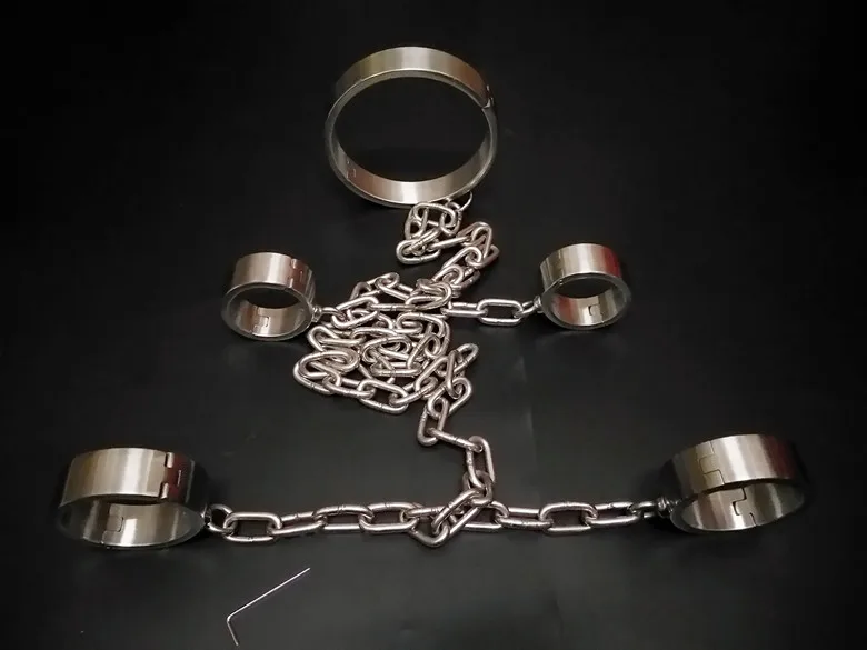 Sex tools for sale Heavy 3pcs/set adult sex collar Shackle handcuffs for sex slave game bdsm fetish bondage sex toys for couples цена Sex tools for sale Heavy 3pcs/set adult sex collar Shackle handcuffs for sex slave game bdsm fetish bondage sex toys for couples цены онлайн