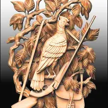 Птица CNC маршрутизатор рельеф модель STL Format 3D модель artcam type3 cnc гравировка M186