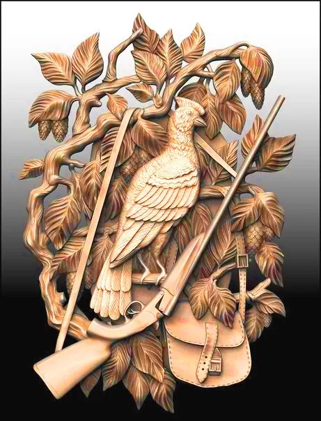 

Bird CNC Router relief model STL format 3D model artcam type3 cnc engraving M186