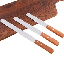 6/8/10 дюймов Нержавеющая сталь лопатка для торта масло кремовая глазурь Ножи гладкой Кухня печенье торт украшения инструменты