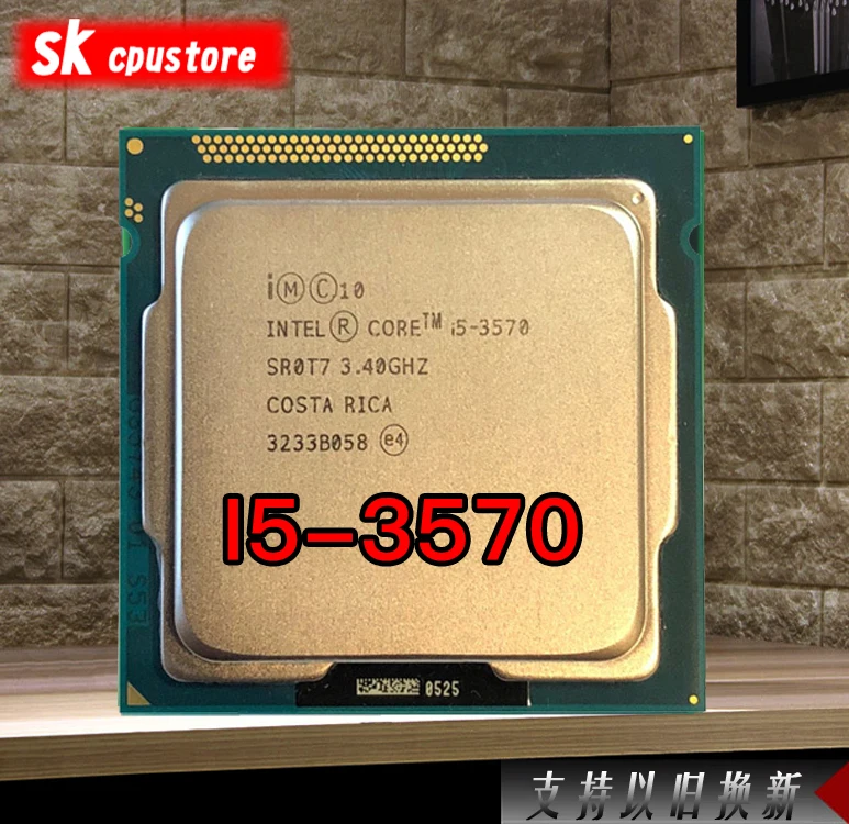 I5 3570 cpu 3.40 ghz. I5-3570 3.4 ghz 4 core.