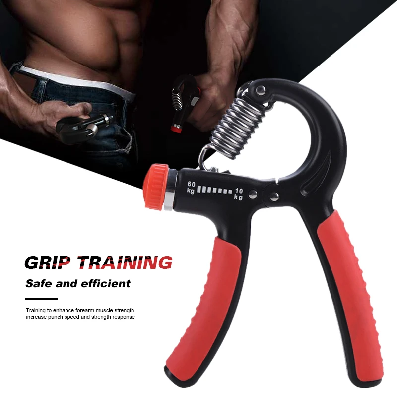 

2 Pack 5-60Kg Adjustable Heavy Arm Muscle Trainer Gym Strength Fitness Hand Exerciser Wrist Forearm Strength Training Fitness