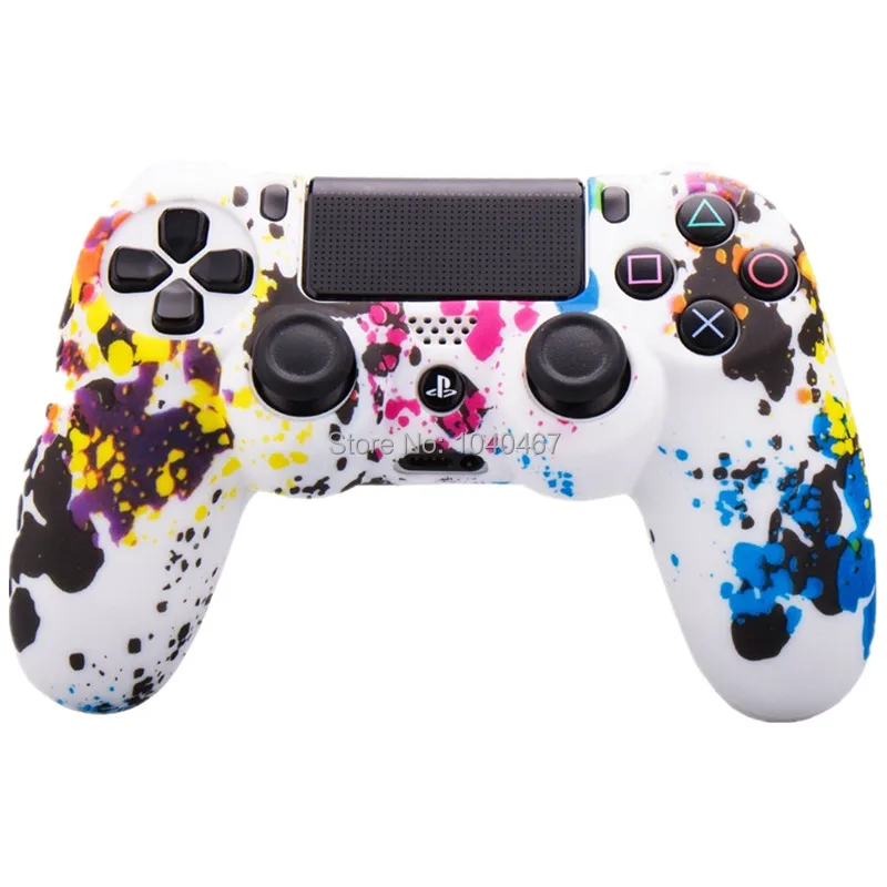 Мягкий резиновый силиконовый джойстик для геймпада, чехол для sony DualShock 4 PlayStation 4 PS 4 Pro, тонкий чехол для контроллера, аксессуар