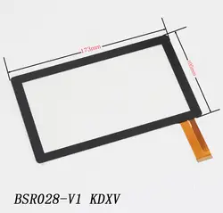 7 ''173x105 мм A13 Сенсорный экран планшета Стекло, FPC код BSR028-V1 KDX, Tablet PC