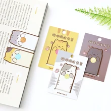 Креативный мультфильм магнитные закладки Прекрасный Кот мини металлическая, для книги зажимы подарок для детей, канцелярские принадлежности