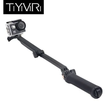 3 Way сцепление Водонепроницаемый монопод Штатив для экшн-Камеры GoPro Hero 6 5 7 4 черный, серебристый цвет Session Sjcam Sj7 Yi 4K экшн Камера палка для селфи для спортивной экшн-камеры Go Pro