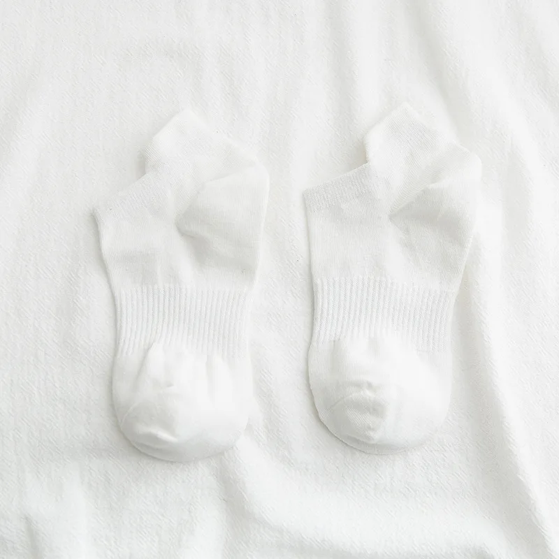 Женские носки летние новые 5 пар Носки Короткие хлопковые однотонные Повседневные Дышащие женские модные короткие носки для женщин